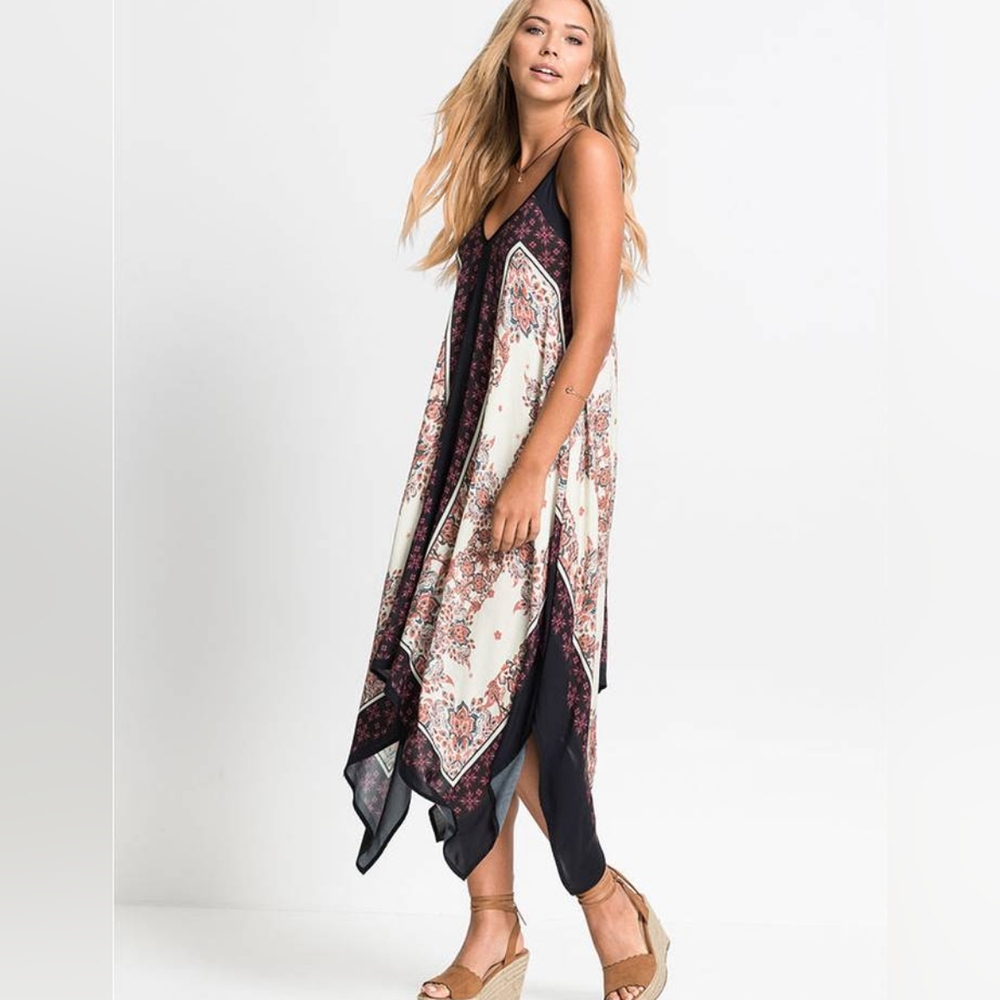 Forever 21 boho handkerchief dress